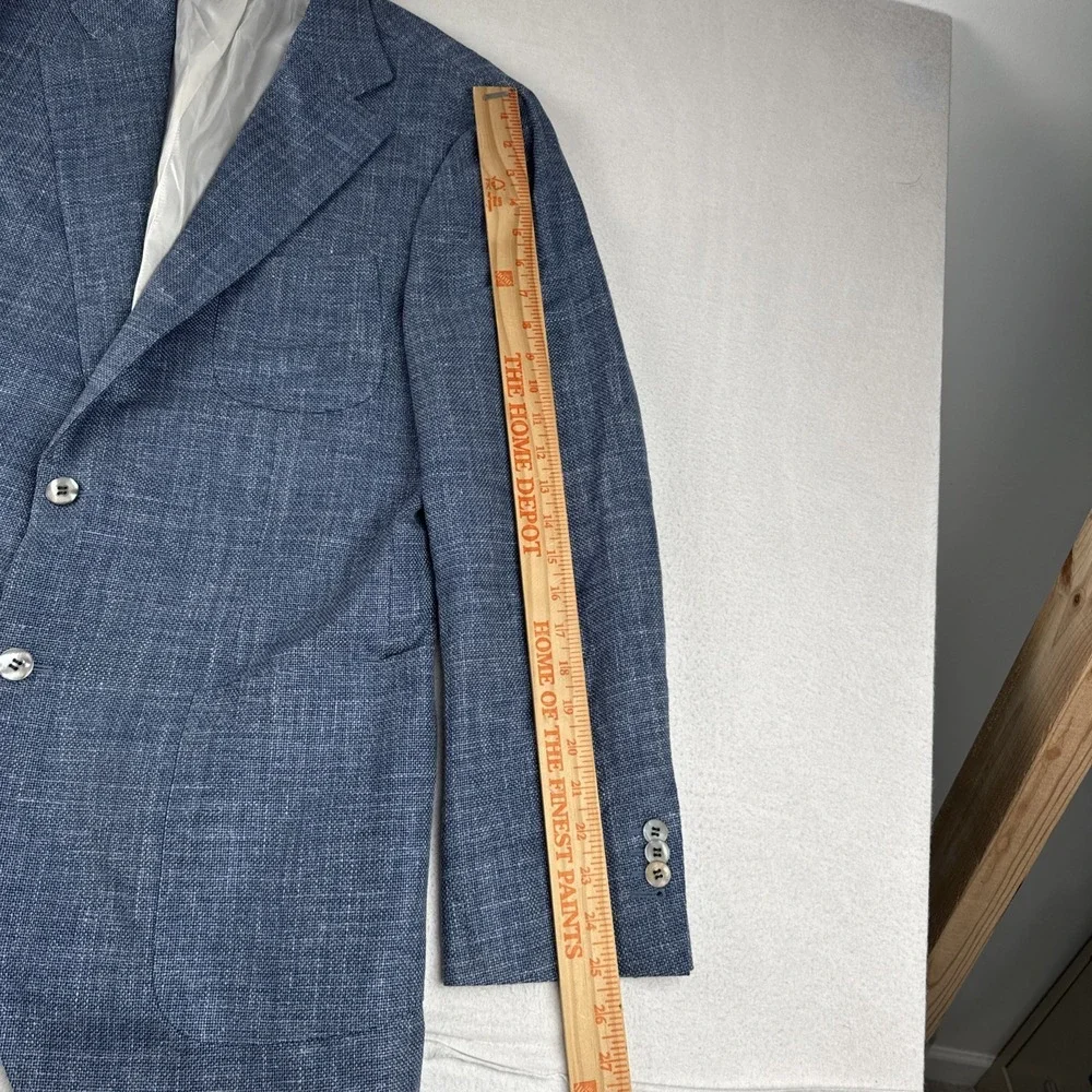 Suitsupply Hudson Mens Wool Silk Linen Blend Sport Coat blazer fits 40R Ethomas